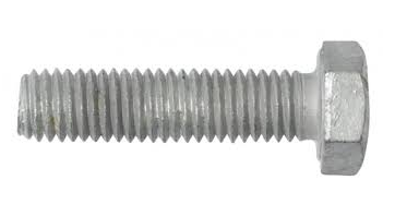 SET SCREW HEX HD 4.6 GAL M8-1.25 X 25MM